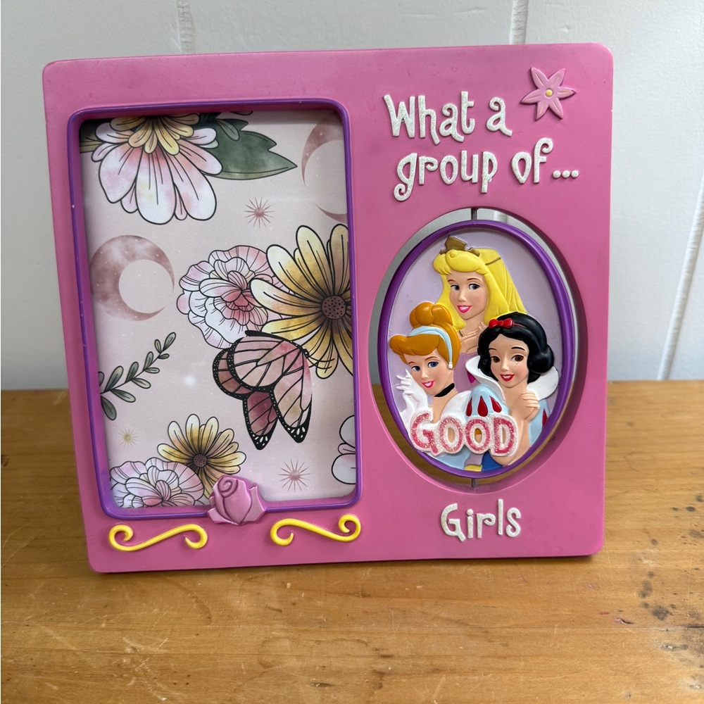 Disney World Good/Bad Girls 3D Sculpted Frame - Like New